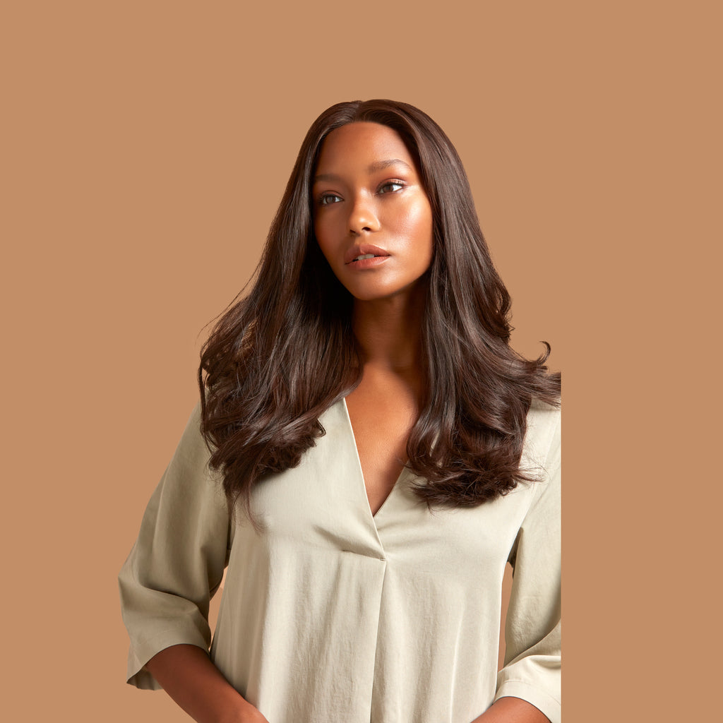 This Classic Lace Front wig, 10", by Shevy is made from select European hair and is available in a range of colors from dark brown to medium blond. The classic line is made with the finest and well-fitting nets. 