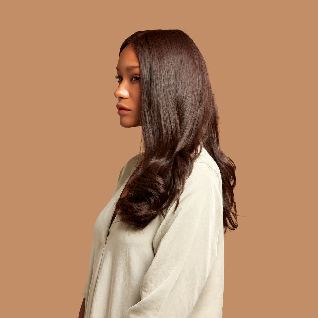This Classic Lace Front wig, 10", by Shevy is made from select European hair and is available in a range of colors from dark brown to medium blond. The classic line is made with the finest and well-fitting nets. 